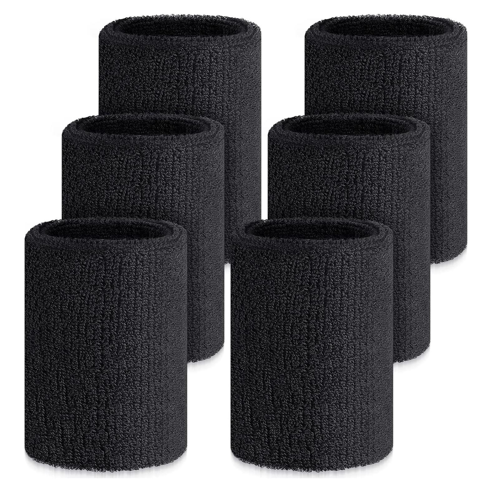 Muñequera de Sudor Wettarn 10 cm Algodón Unisex 3 Pcs