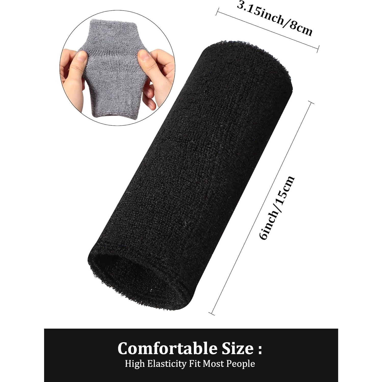 Muñequera de Sudor Elástica Sumind 8 Piezas 15x8 cm