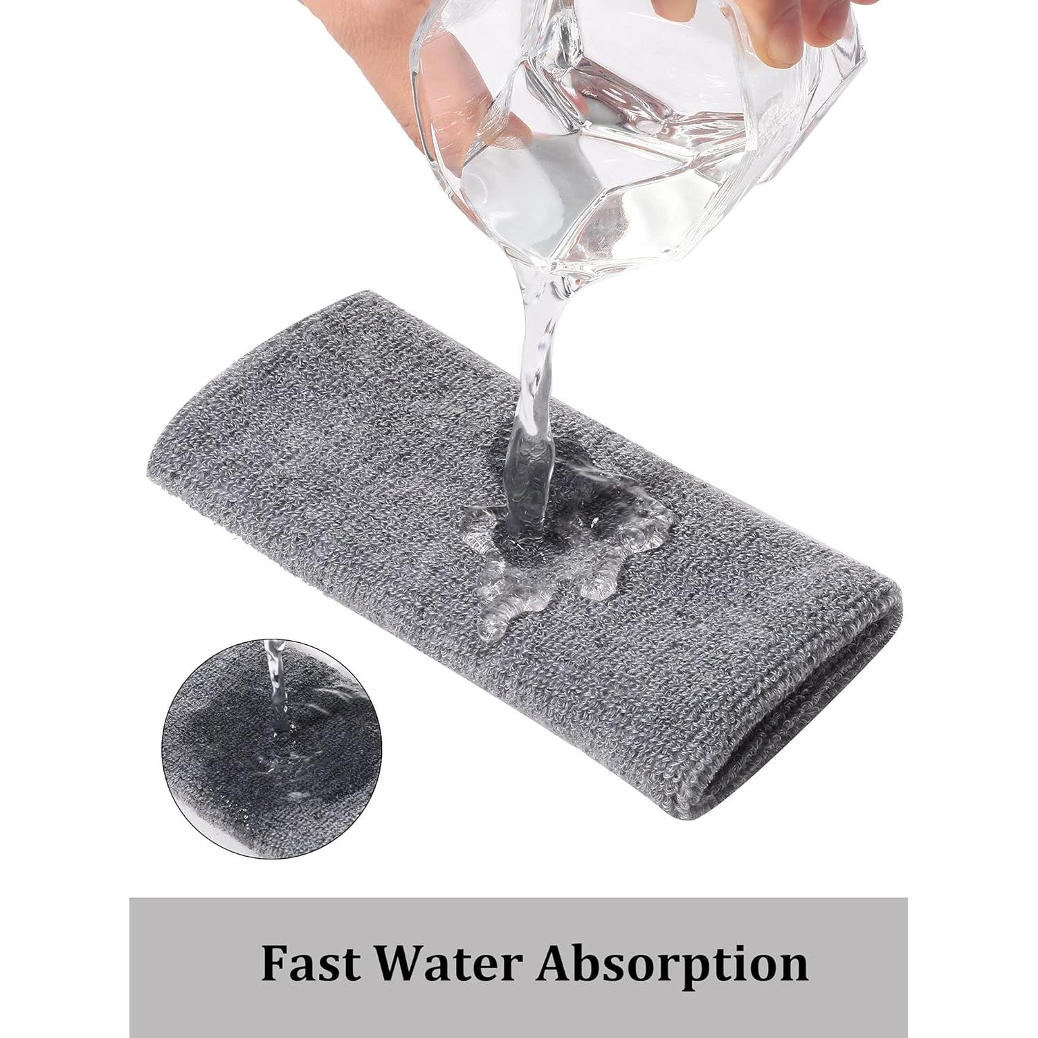 Muñequera de Sudor Elástica Sumind 8 Piezas 15x8 cm