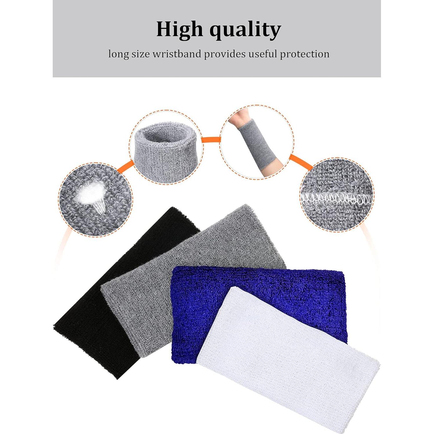 Muñequera de Sudor Elástica Sumind 8 Piezas 15x8 cm