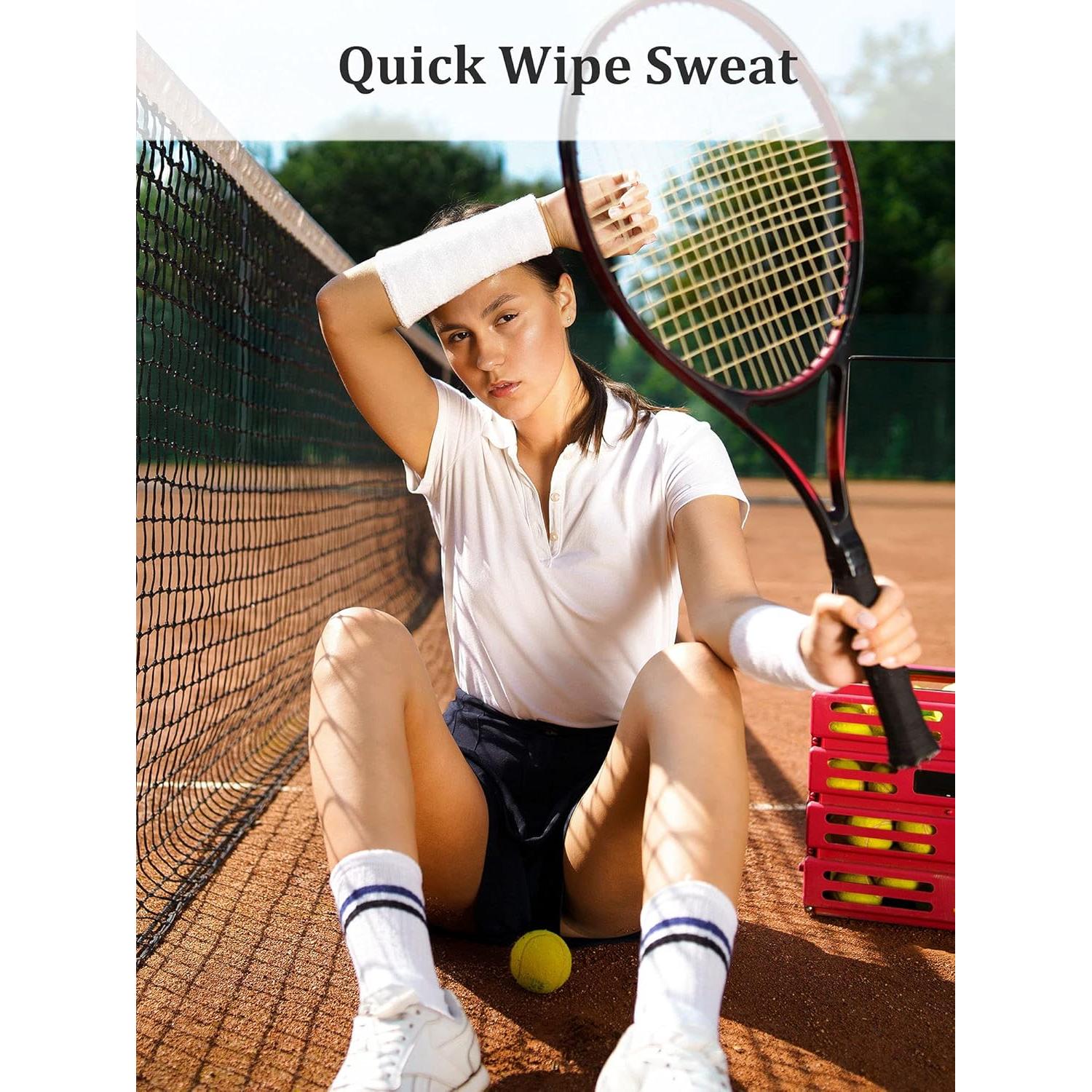 Muñequera de Sudor Elástica Sumind 8 Piezas 15x8 cm