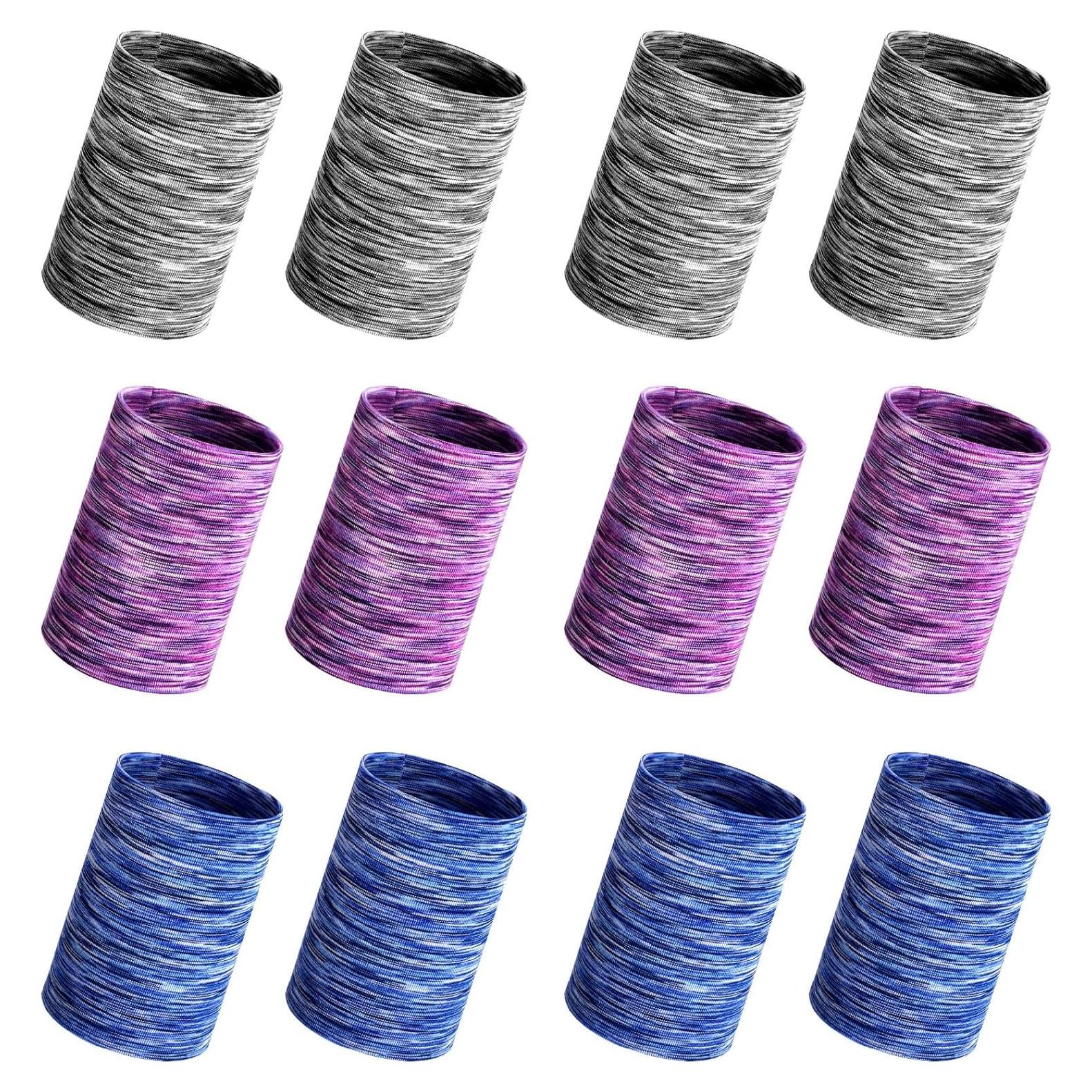 Geyoga 12 Pulseras Enfriadoras Transpirables para Deportes