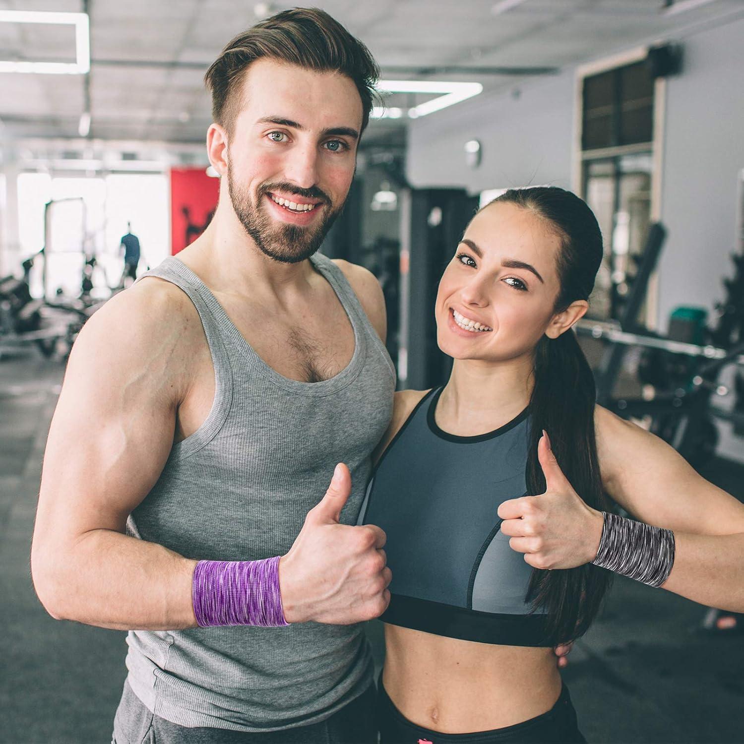 Geyoga 12 Pulseras Enfriadoras Transpirables para Deportes