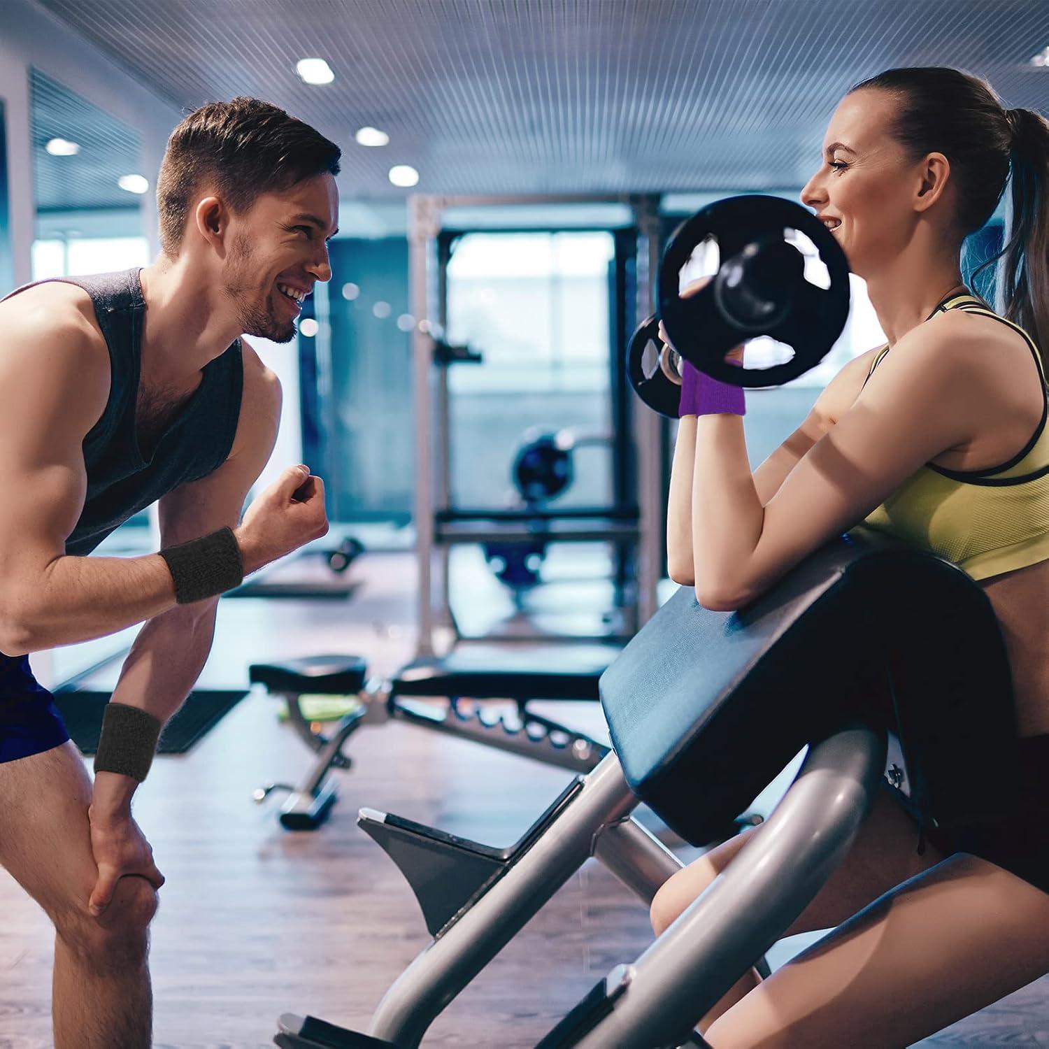 30 Piezas Muñequera de Algodón Vinsot Multicolor 8x8 cm