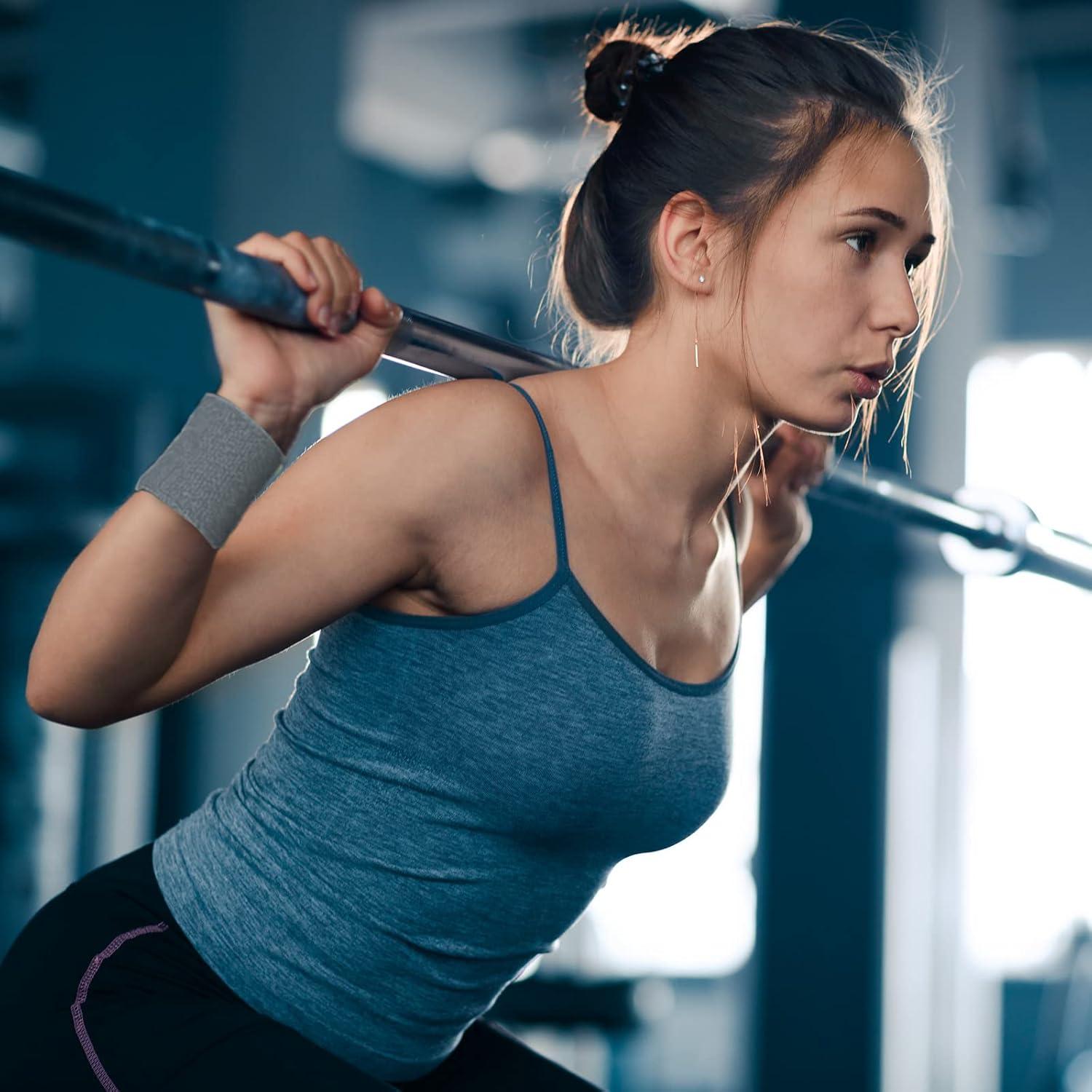 30 Piezas Muñequera de Algodón Vinsot Multicolor 8x8 cm