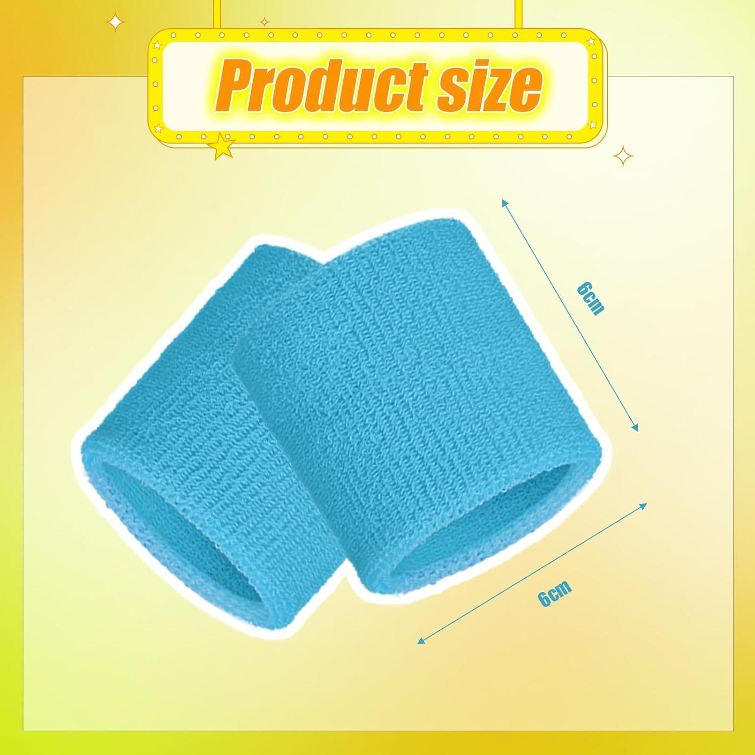 Pulseras Deportivas Neón Bememo 24 Pcs para Niños 6x6 cm