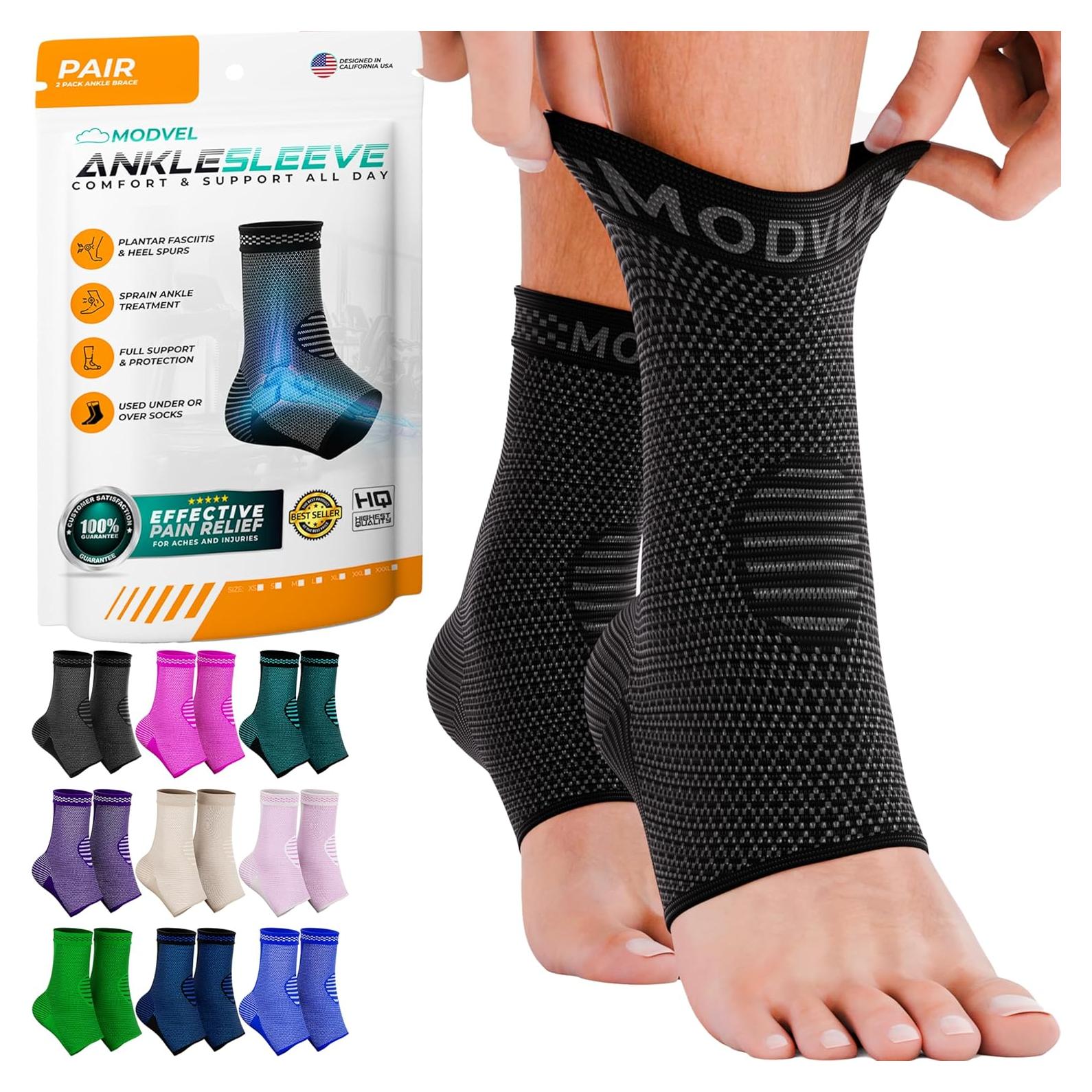 Faja de Compresión para Tobillo Modvel - Soporte Esguince y Dolor