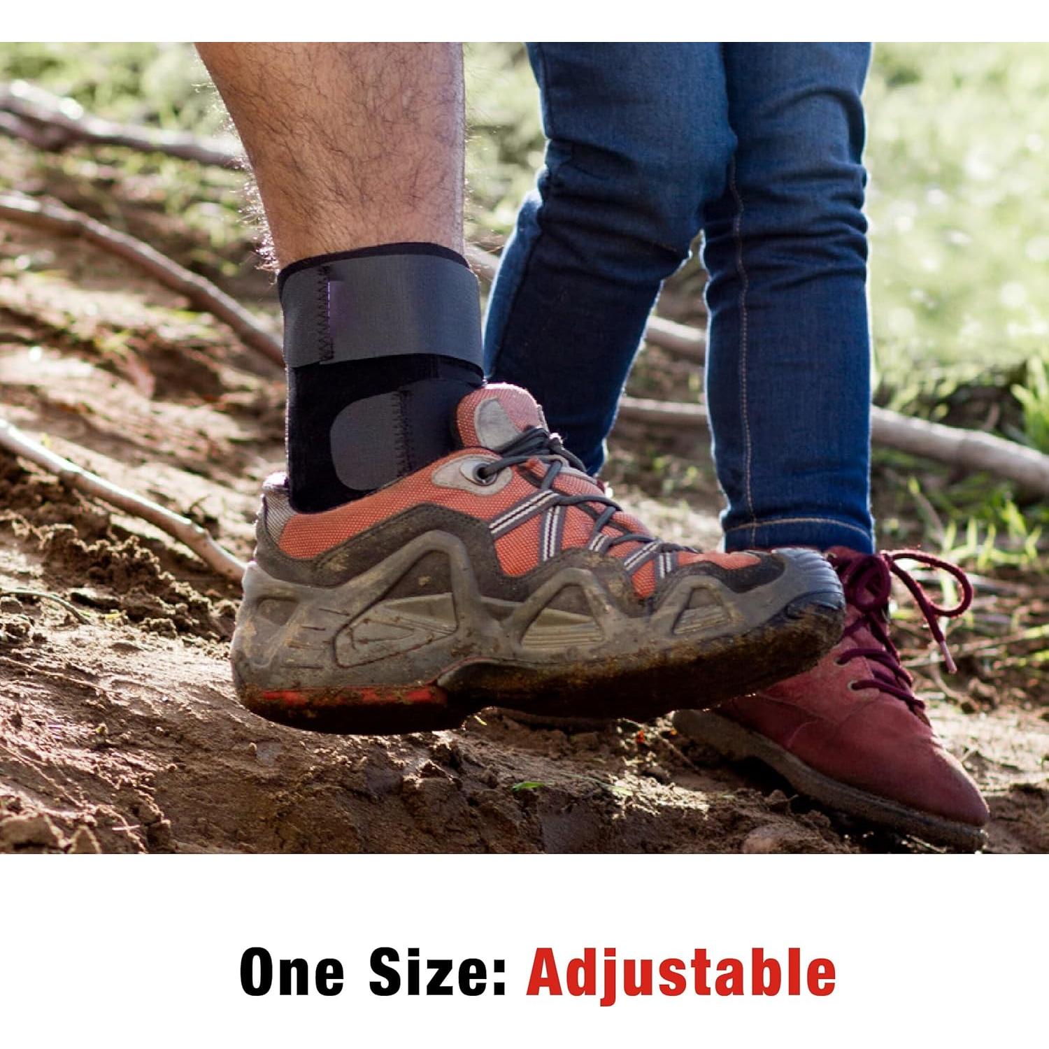 Estabilizador de Tobillo Deluxe ACE Ajustable Negro 1 Paquete