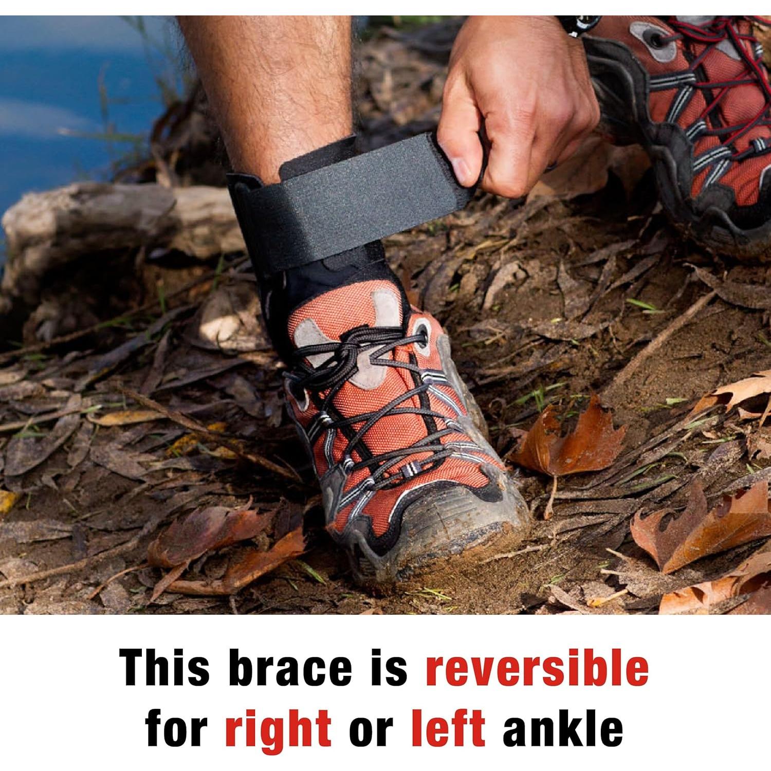 Estabilizador de Tobillo Deluxe ACE Ajustable Negro 1 Paquete