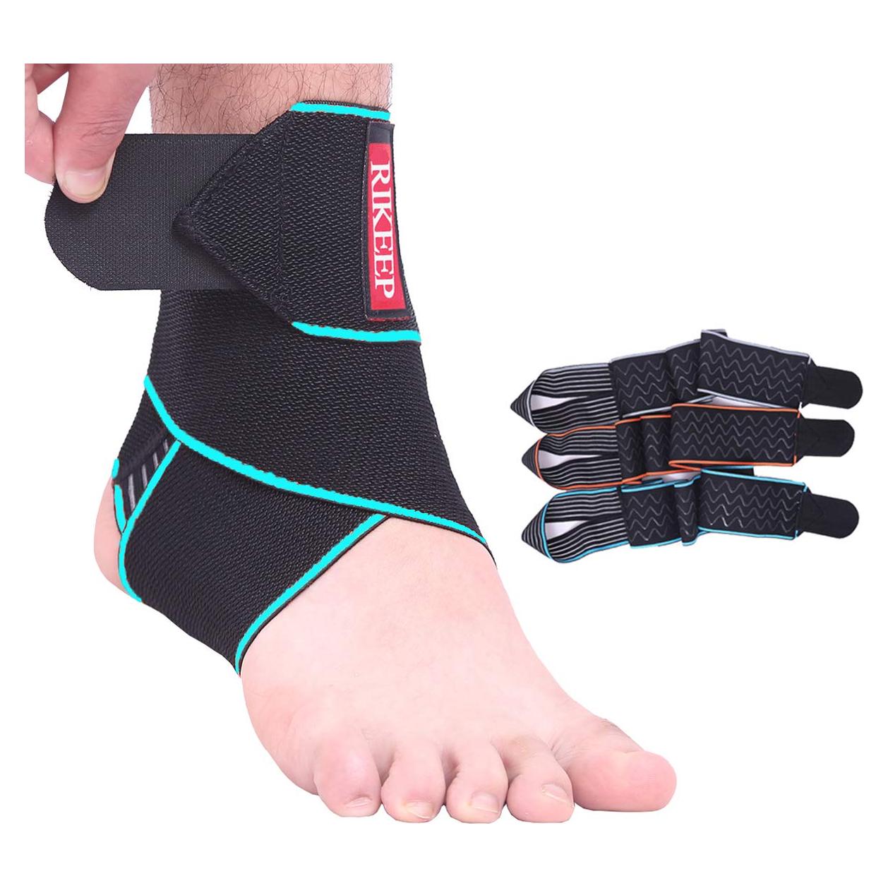 Férula de Tobillo Ajustable Candy Li - Nylon Transpirable Azul