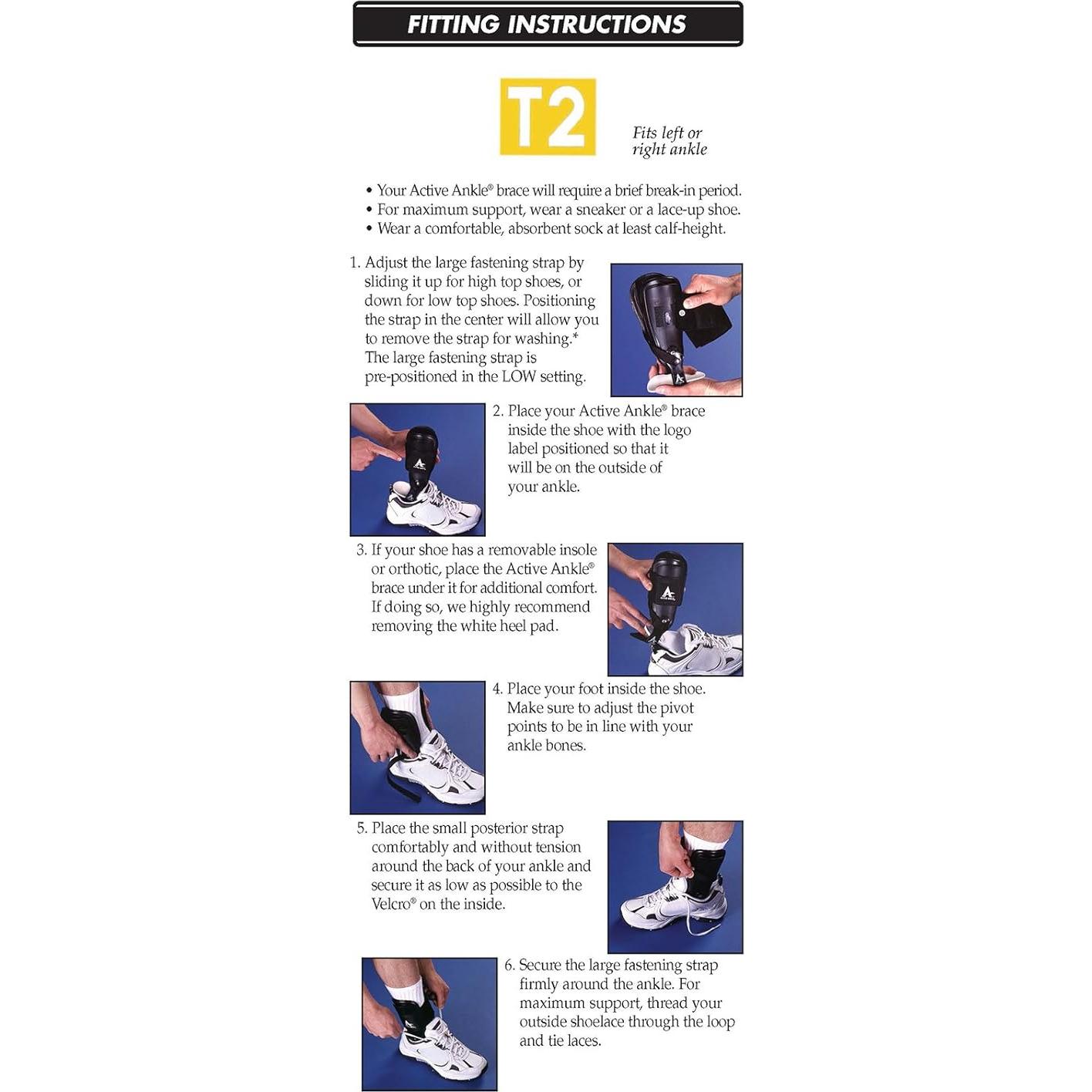 Férula de Tobillo Activa T2 Cramer Mediana Blanca para Esguinces