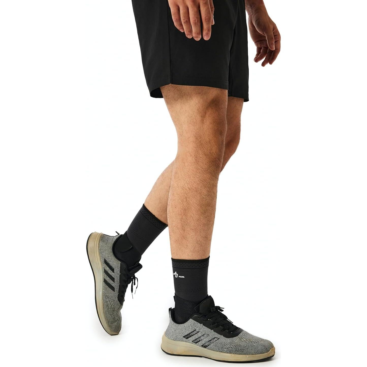 Faja de Compresión para Tobillo ABIRAM - Soporte Ajustable Negro