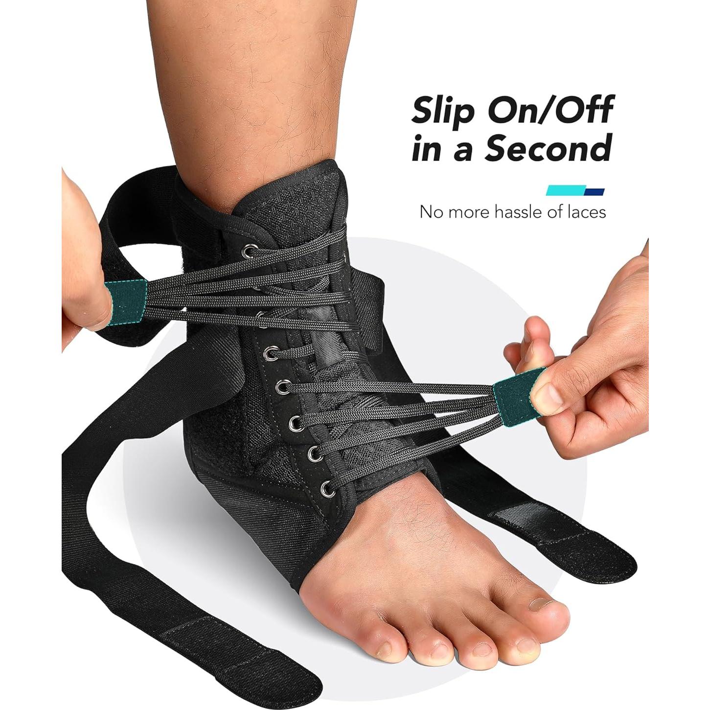 Soporte de Tobillo Ajustable Fitomo con Cierre Rápido - S