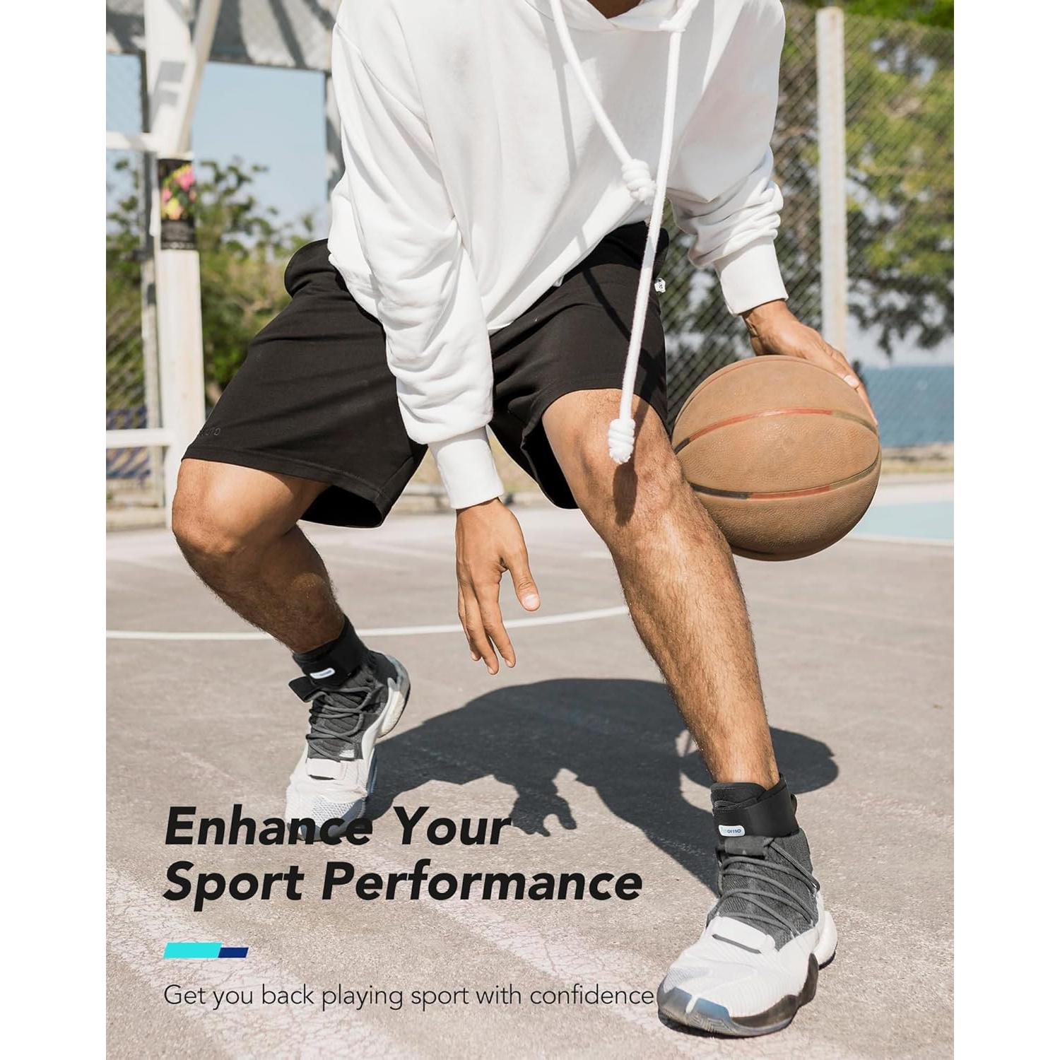 Soporte de Tobillo Ajustable Fitomo con Cierre Rápido - S