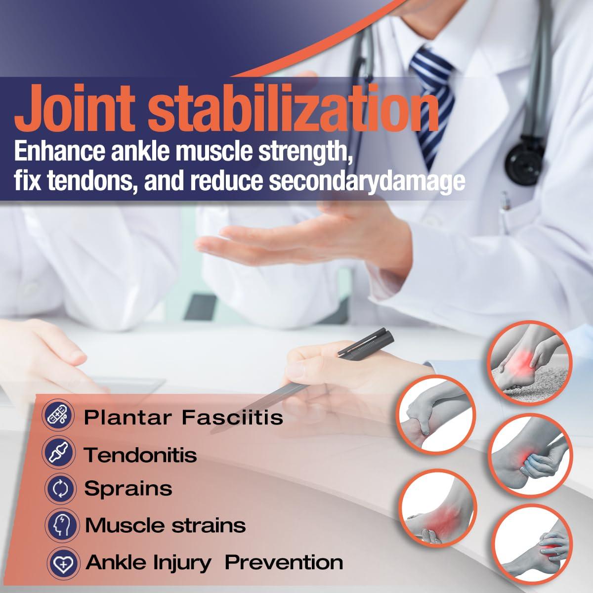 Férula de Tobillo de Cobre DRNAIETY XL - Compresión para Dolor