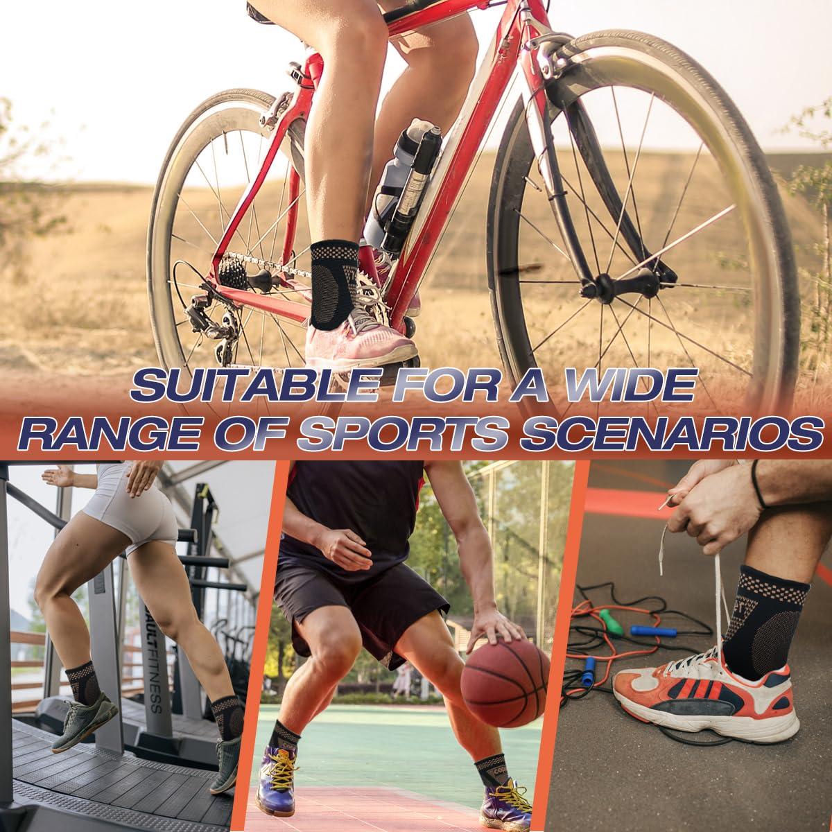 Férula de Tobillo de Cobre DRNAIETY XL - Compresión para Dolor