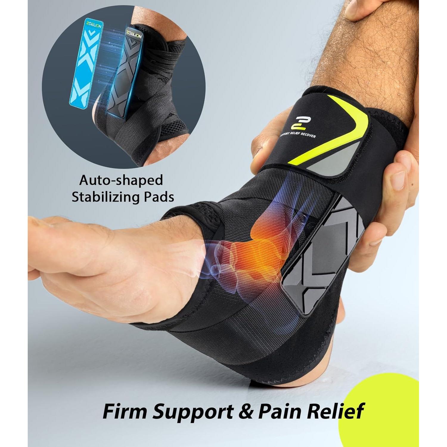 Soporte de Tobillo ZOELION Ajustable y Transpirable L