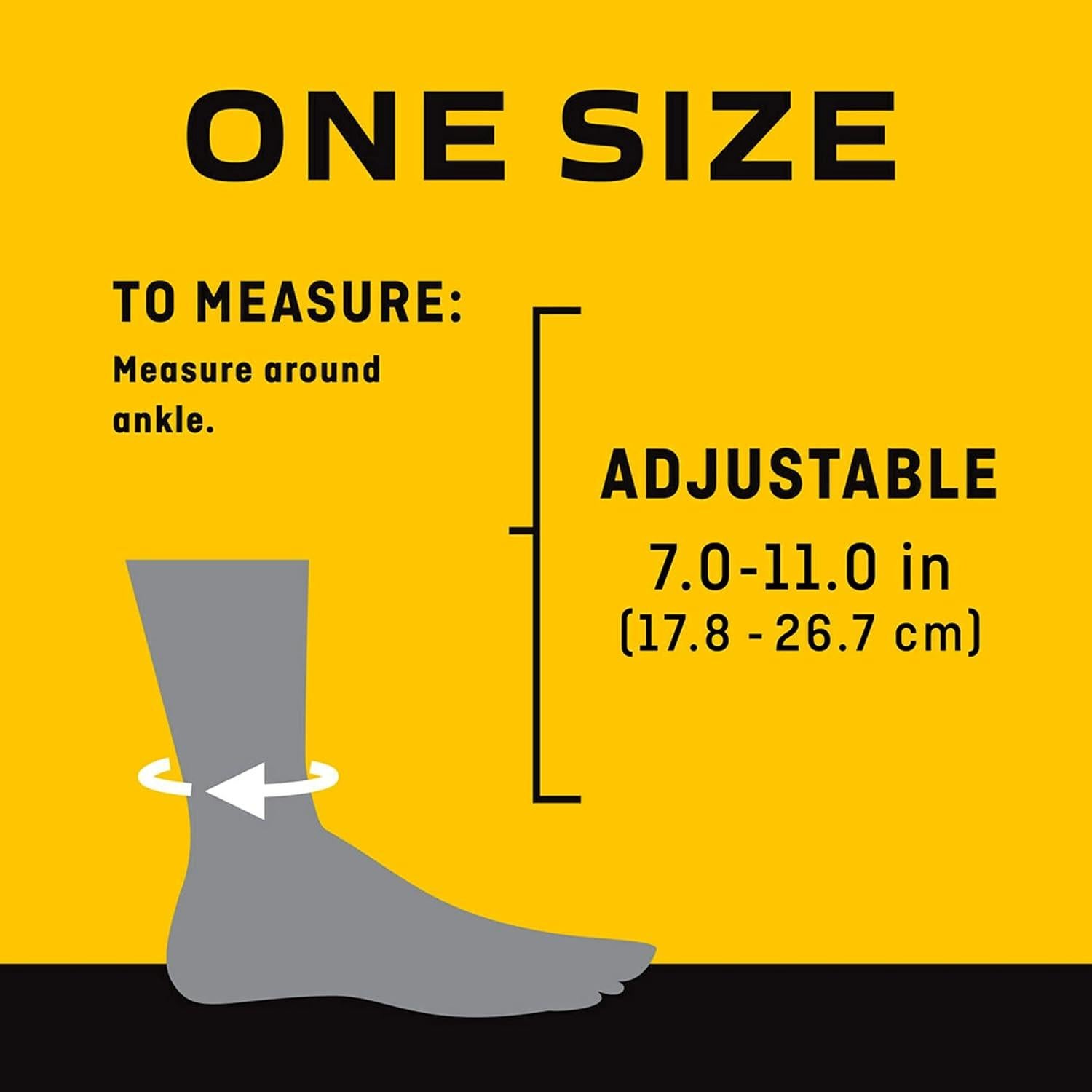 Soporte de Tobillo FUTURO Sport Ajustable Neopreno 17.78-27.94 cm