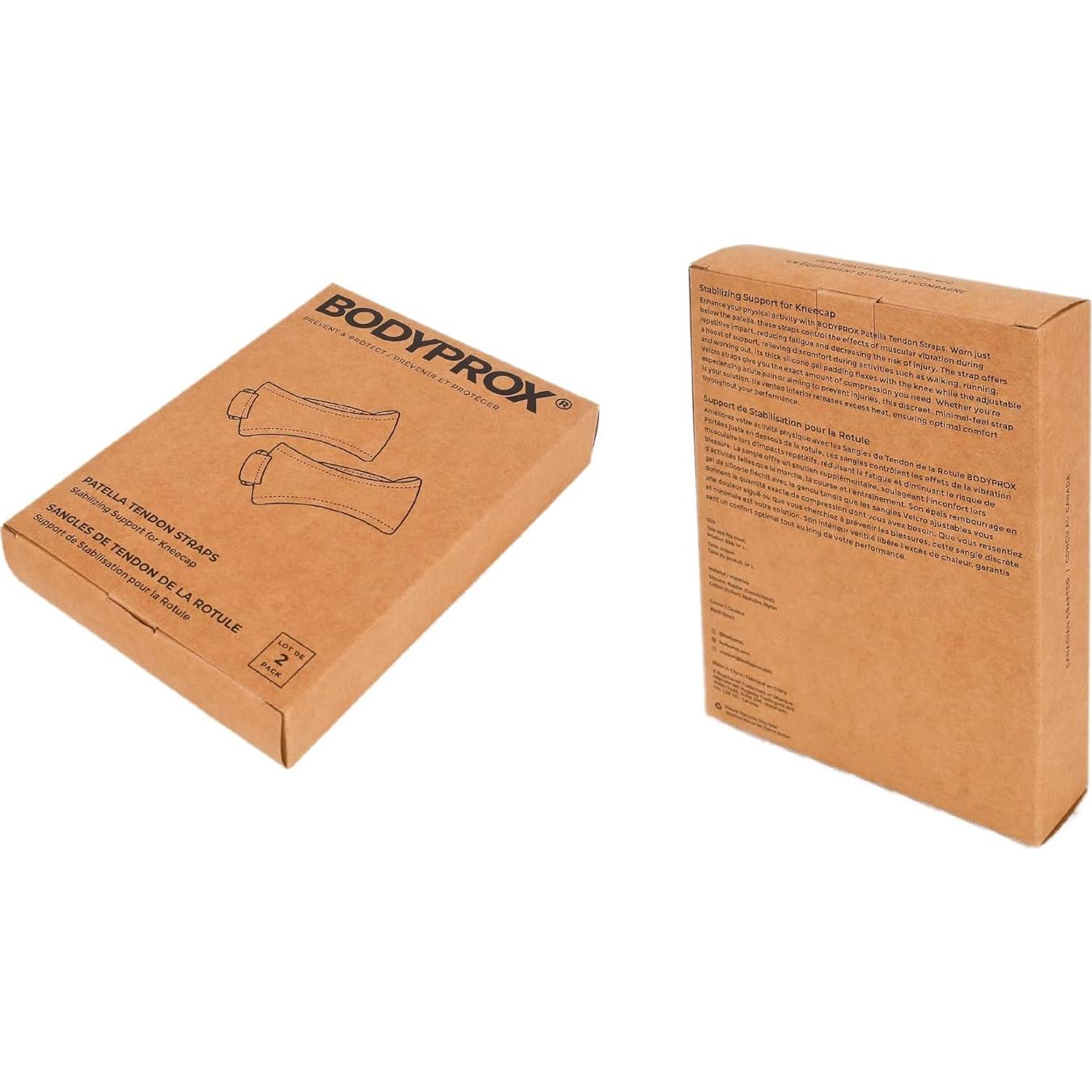 Cinta para Rodilla Bodyprox BP-KneeStrap2P Ajustable 33-46 cm