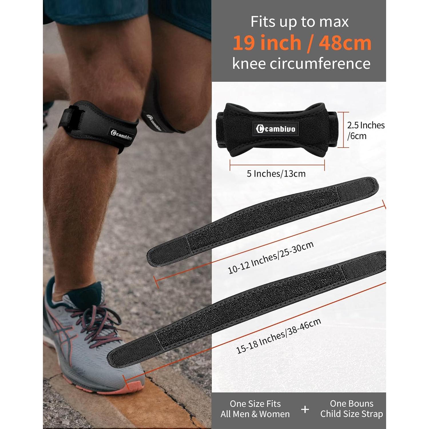 Soportes para Rodillas CAMBIVO KCS-1 Ajustables 2 Piezas