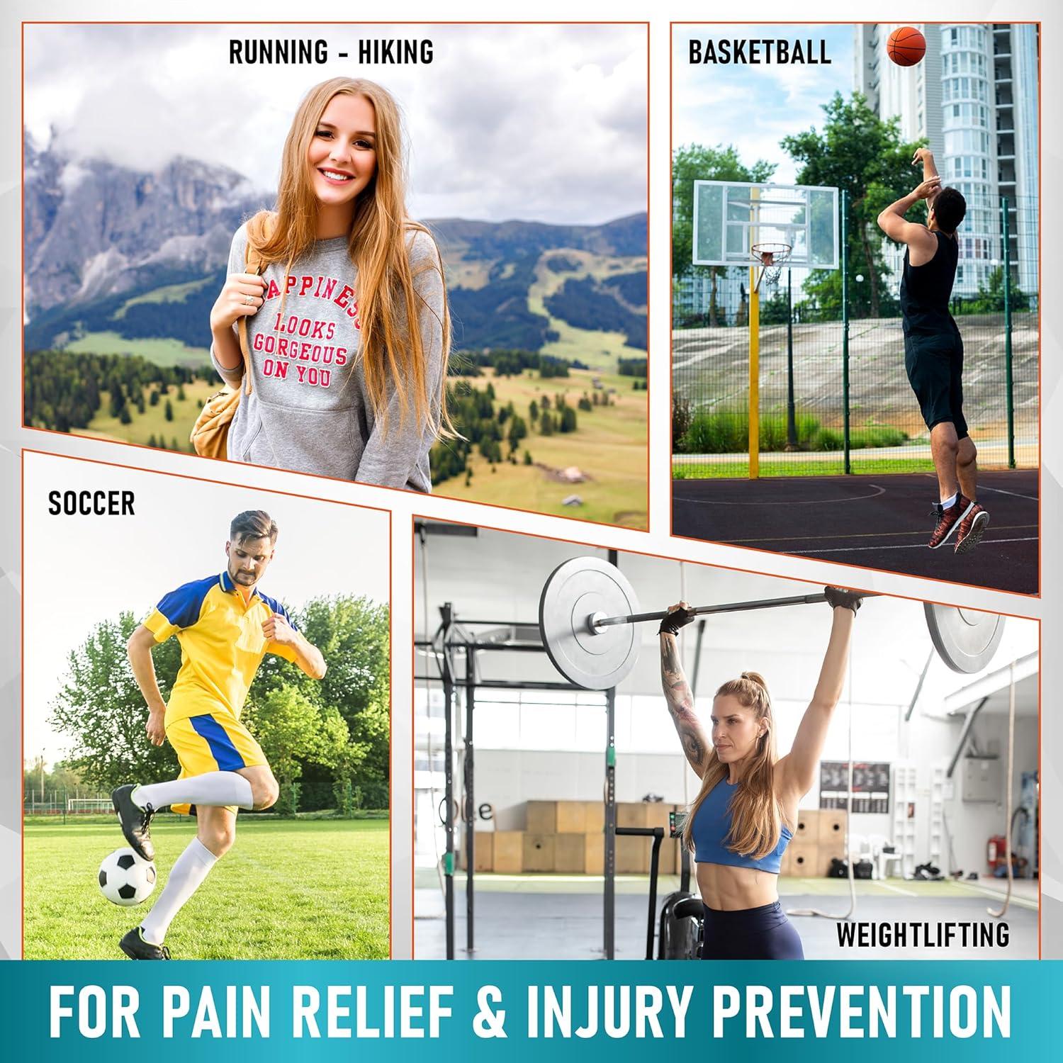 Fajas para Rodilla PhysFlex - Soporte Ajustable, Paquete de 2