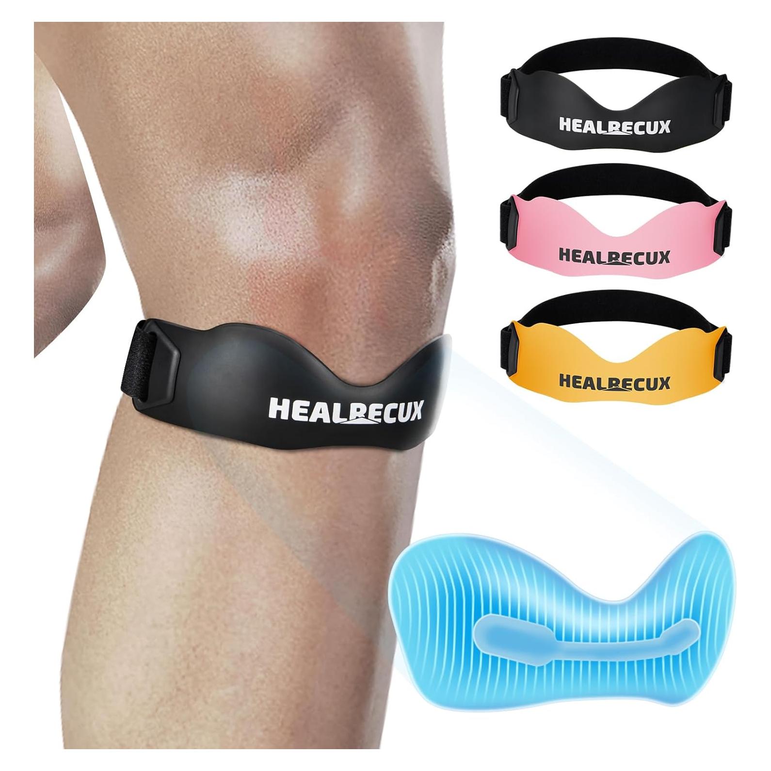 Correa Patelar Ajustable Healrecux de Silicona Antideslizante