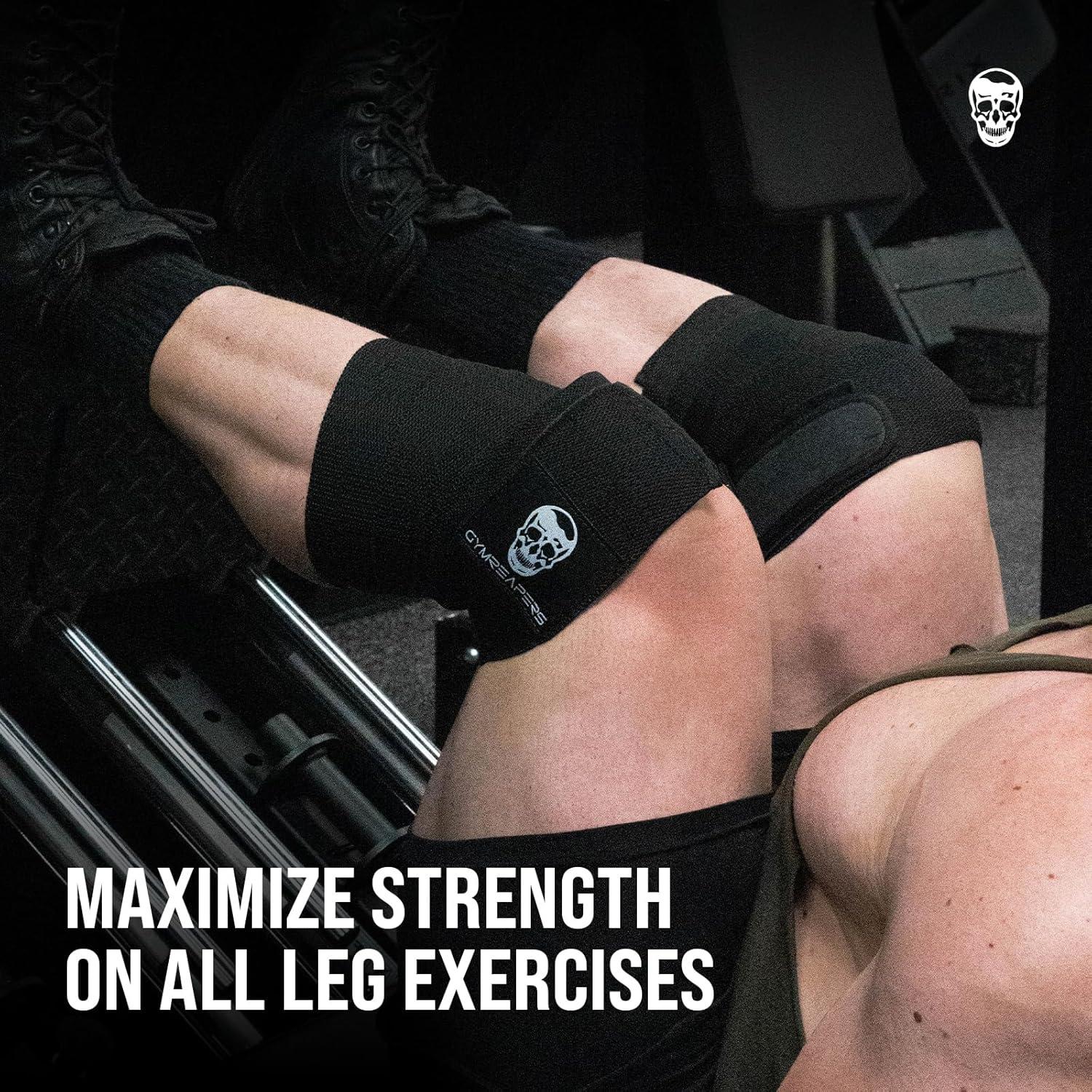 Fajas de Rodilla Gymreapers 1.83m para Powerlifting y Gym