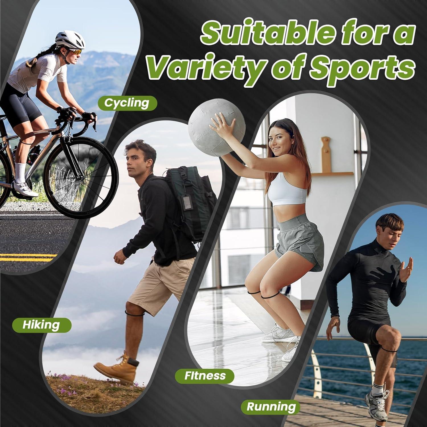 Correa de Tendón Patelar Aolabela 2PCS Alivio Dolor Rodilla