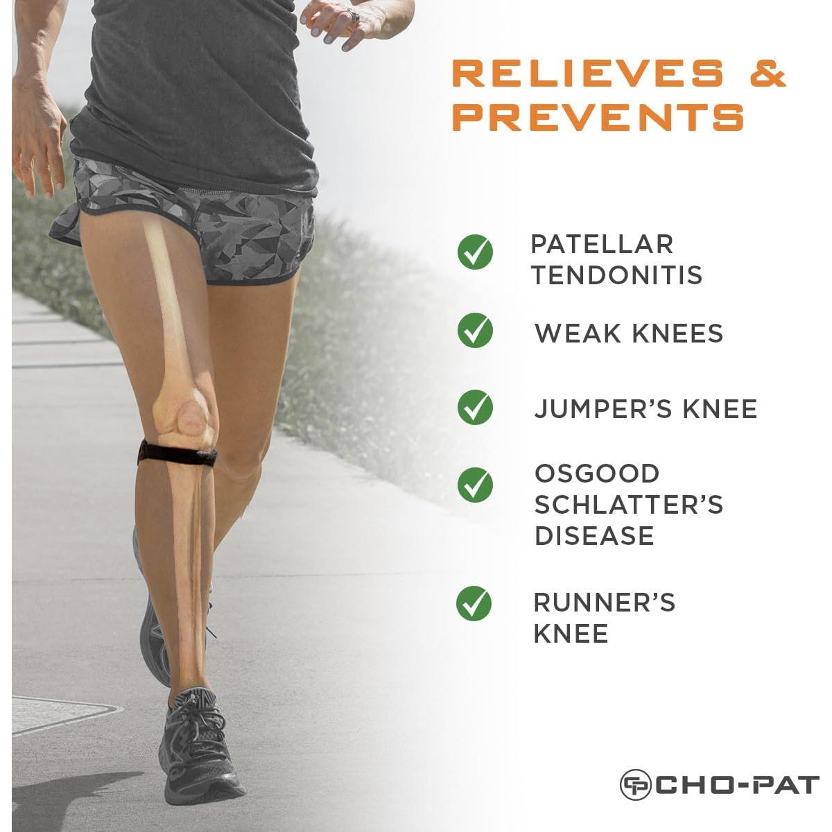 Soporte de Rodilla Cho-Pat Original Pequeño Negro