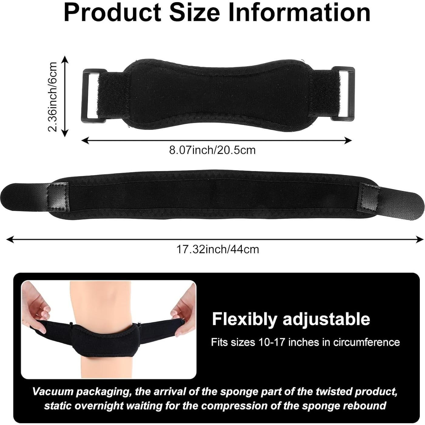 Faja para Rodilla Ymapinc - Soporte Ajustable para Dolor - 2 Pcs