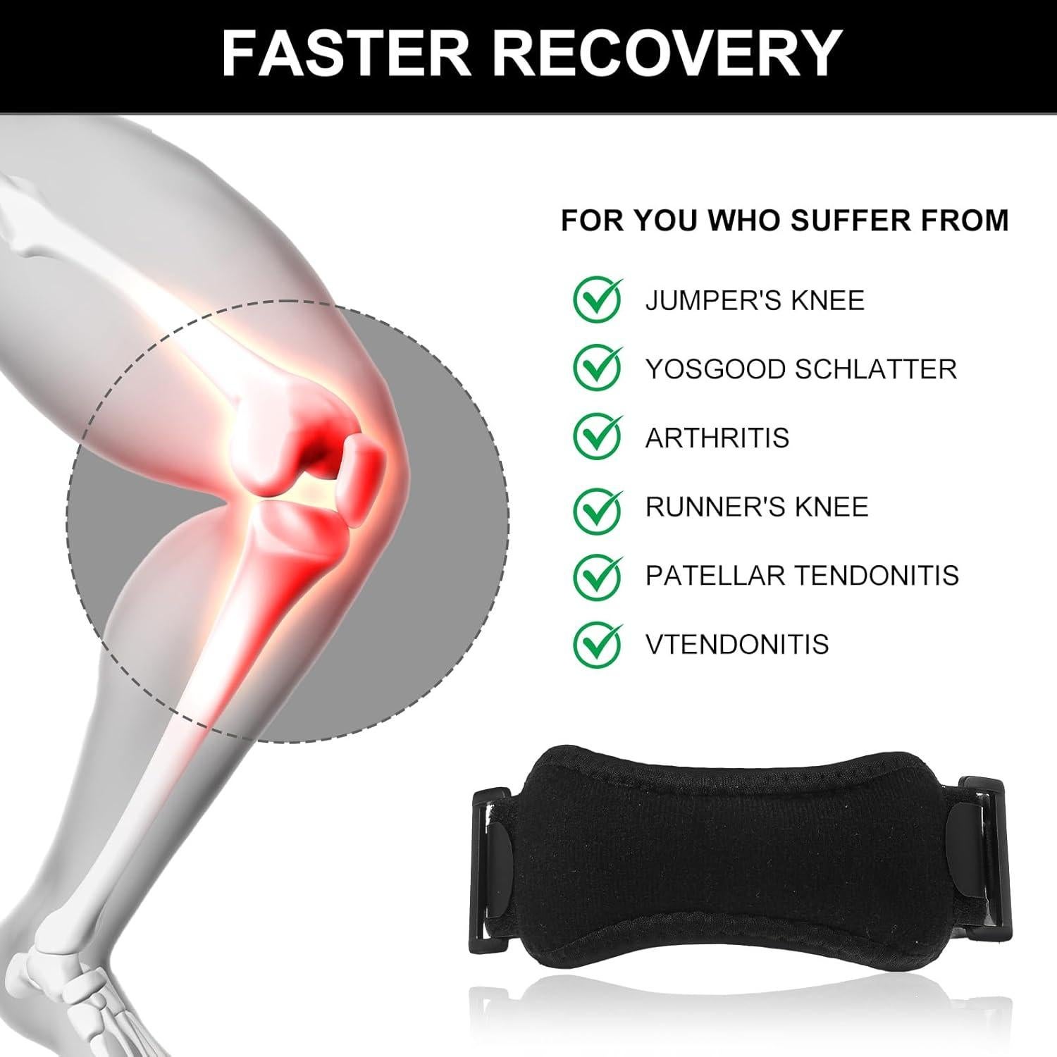 Faja para Rodilla Ymapinc - Soporte Ajustable para Dolor - 2 Pcs