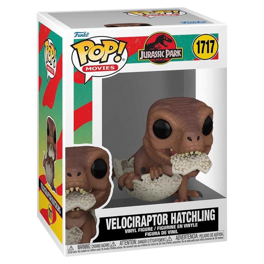 Funko POP Parque Jurásico Velociraptor 9.5 cm Coleccionable