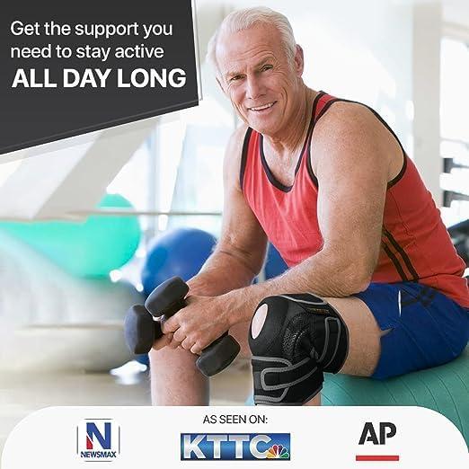 Rodillera DR. BRACE Elite con Estabilizadores y Gel - Grande