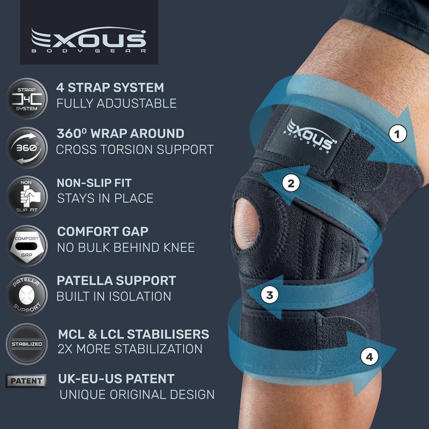 Soporte de Rodilla EXOUS BODYGEAR EX-701 para Artritis y Menisco