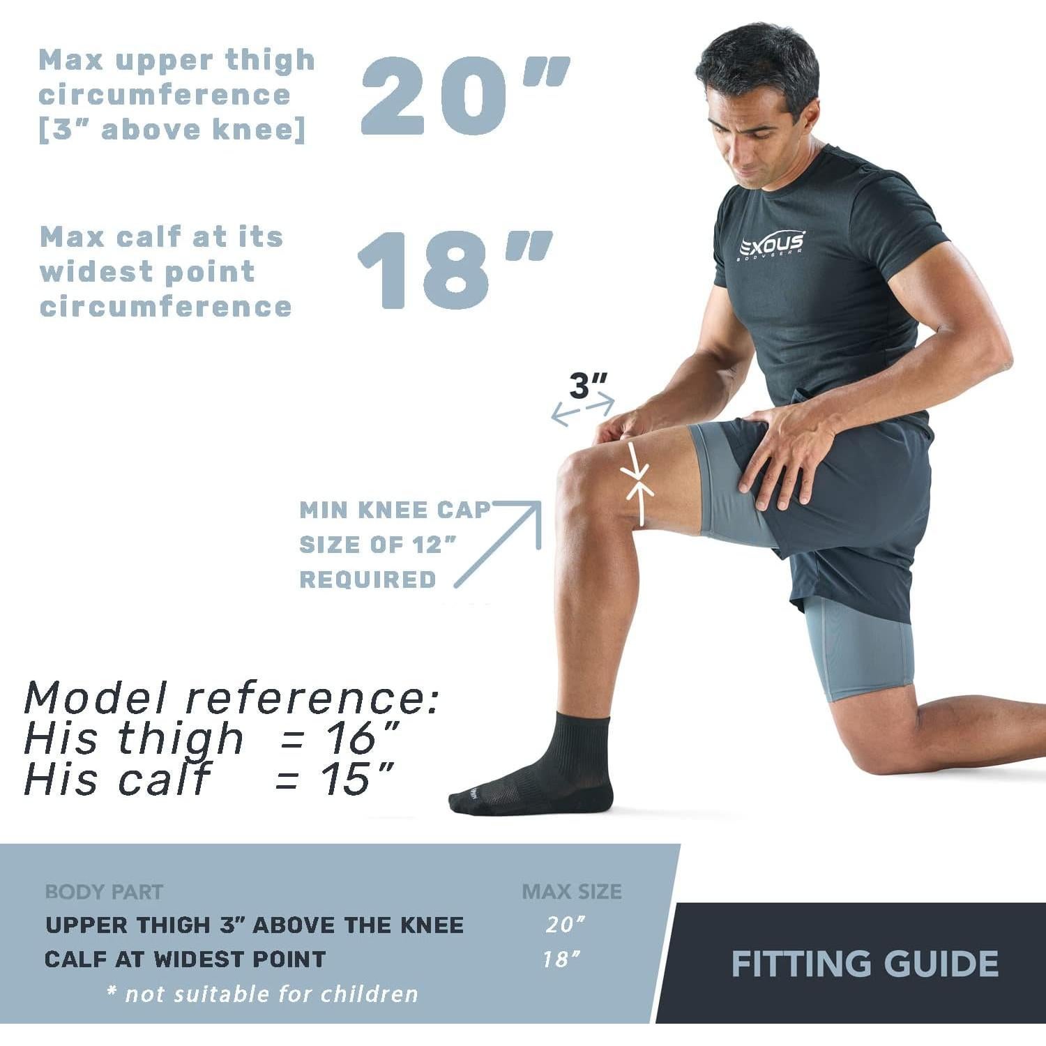 Soporte de Rodilla EXOUS BODYGEAR EX-701 para Artritis y Menisco