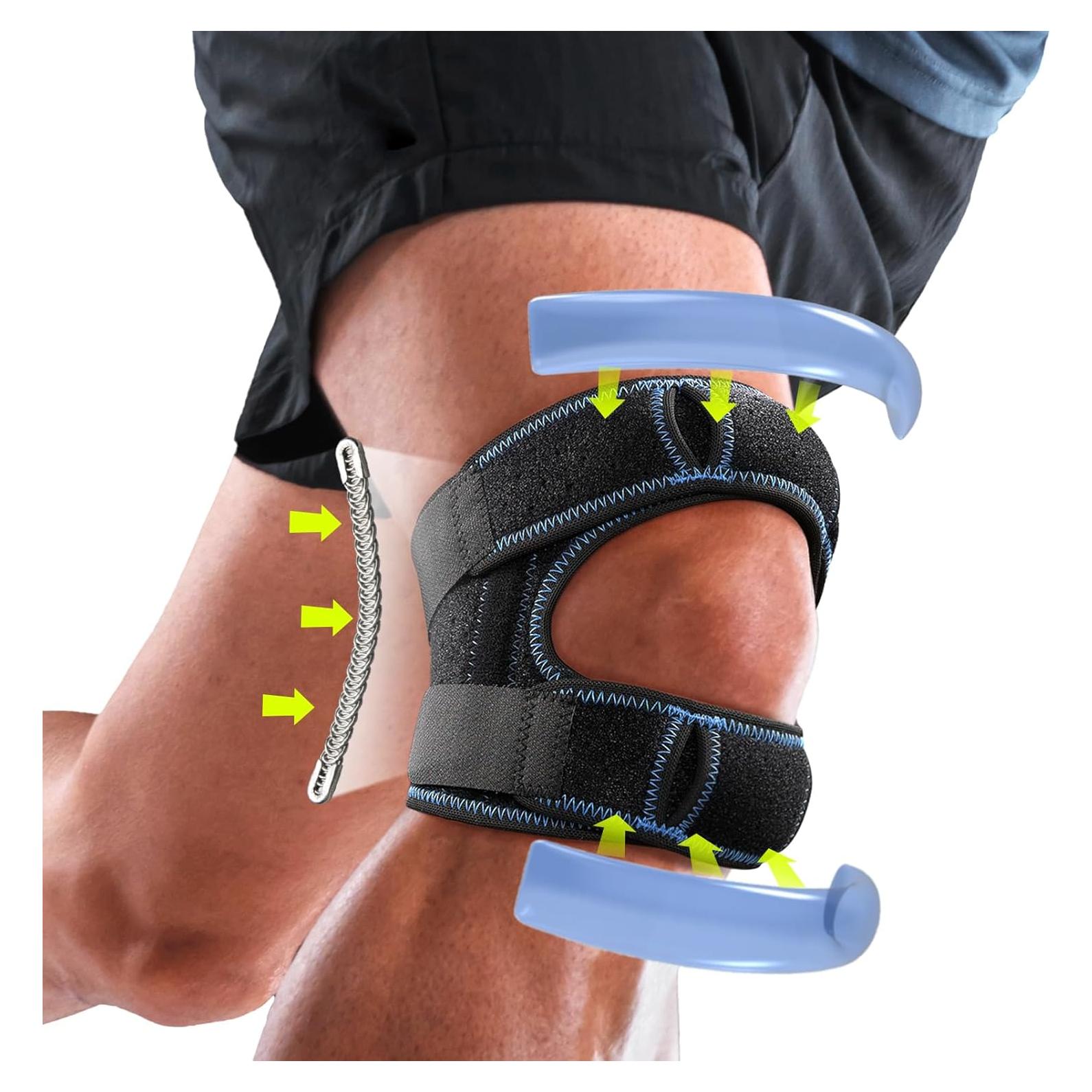 Faja de Soporte para Rodilla LETSHAKE Grande con Gel