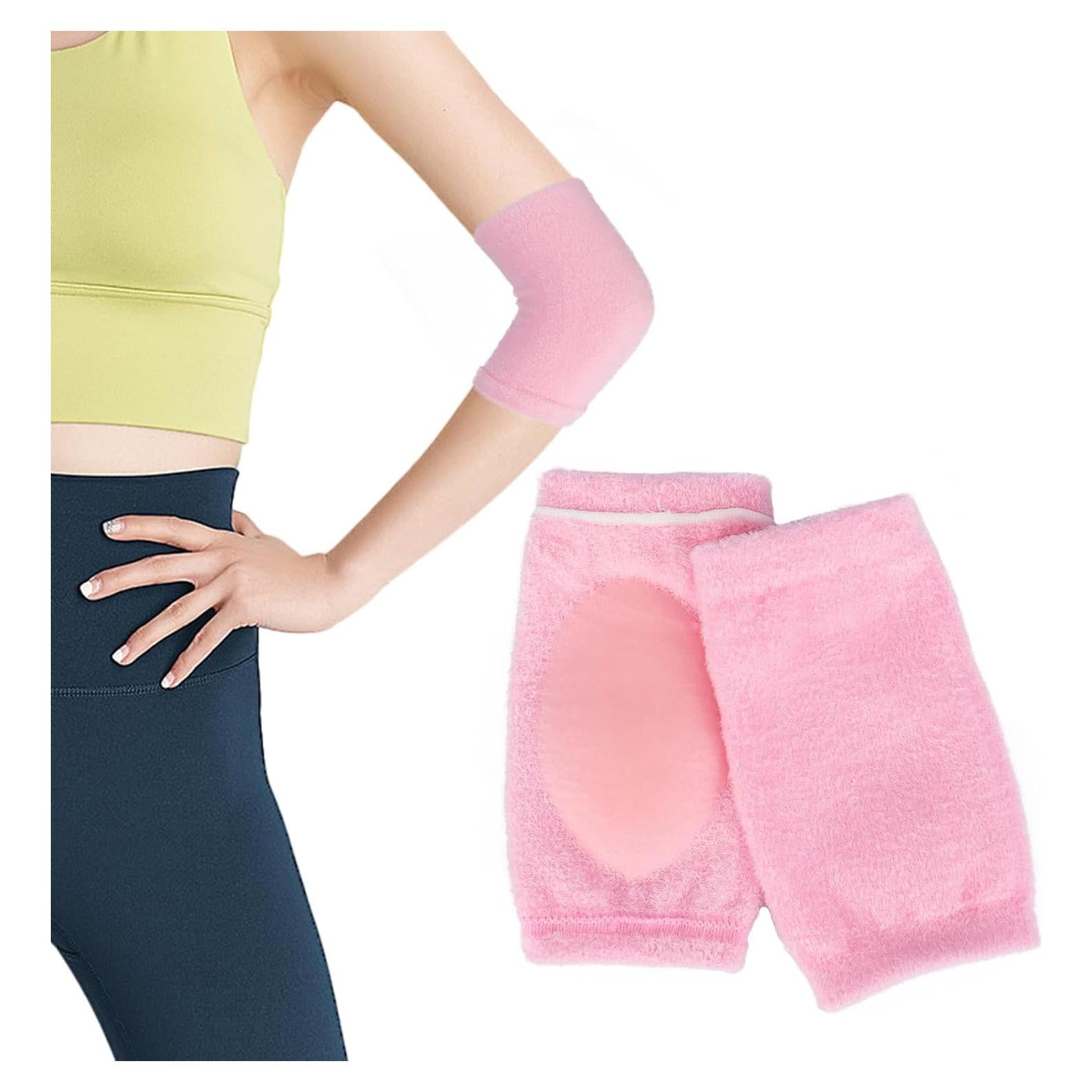 Mangas Hidratantes para Codos KALIONE - 1 Par, Rosa, Poliester