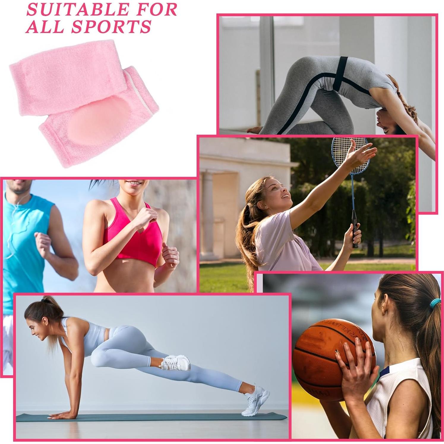 Mangas Hidratantes para Codos KALIONE - 1 Par, Rosa, Poliester