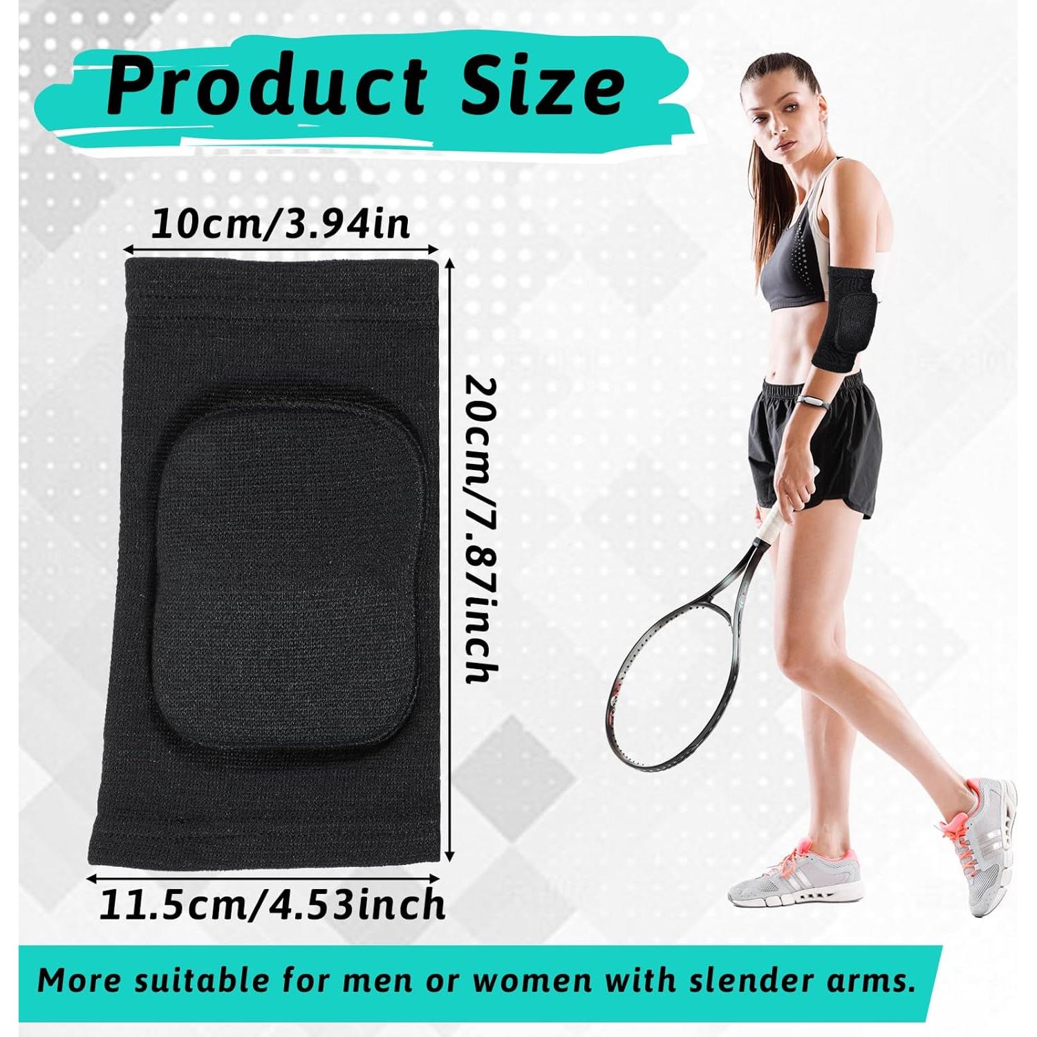 Almohadillas de Codo para Voleibol Cobee - Negras, Talla Única