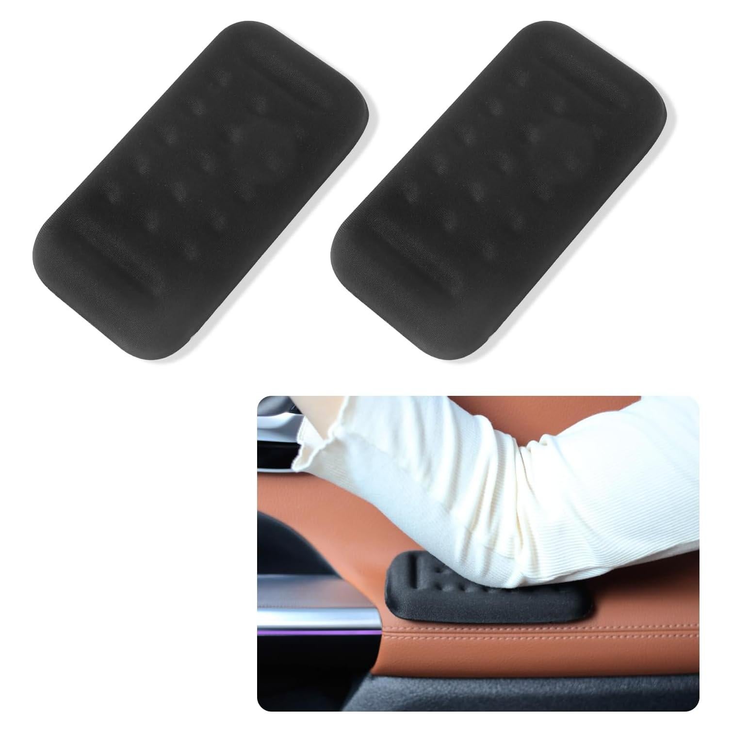 2 Almohadillas de Descanso para Codo Carleef - Negro