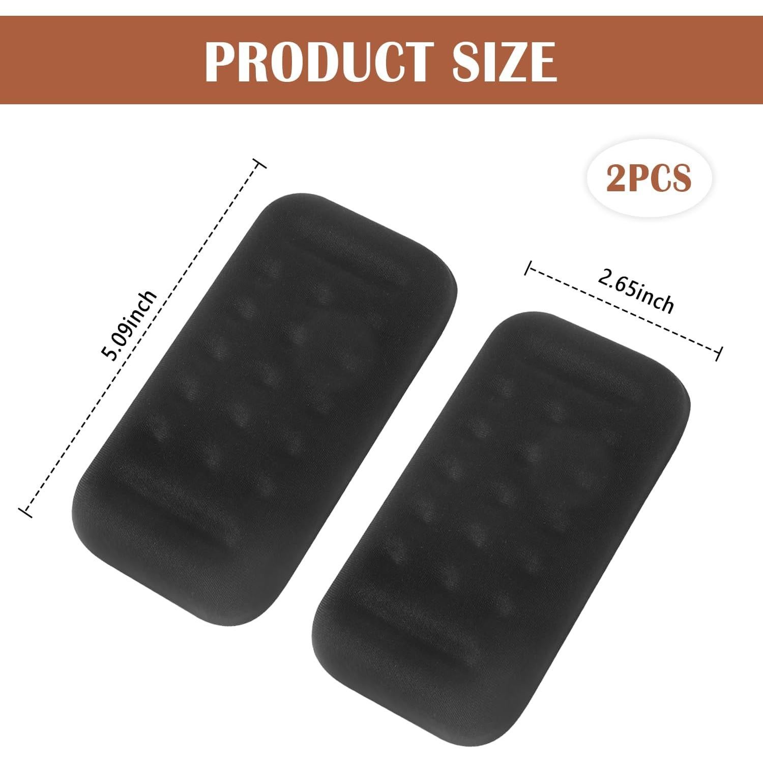 2 Almohadillas de Descanso para Codo Carleef - Negro