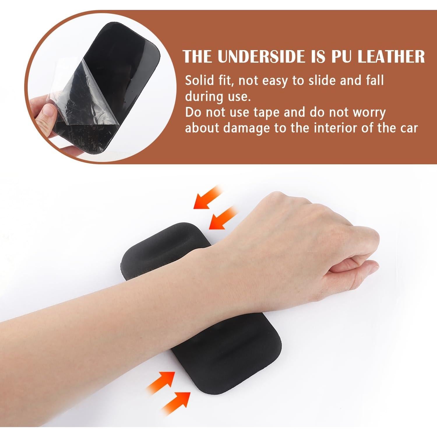 2 Almohadillas de Descanso para Codo Carleef - Negro