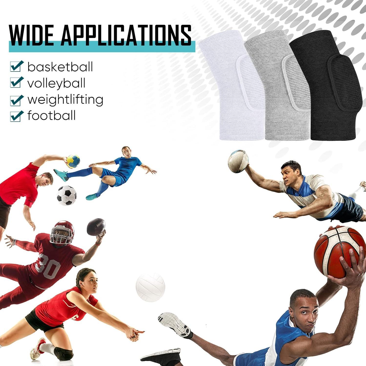 Tarpop Protectores de Codo 3 Pares Transpirables Unisex