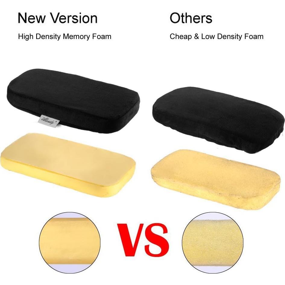 Almohadillas de Reposabrazos Aloudy de Espuma Viscoelástica - Juego de 2