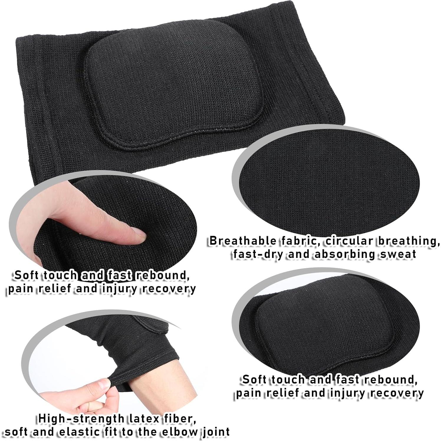 Almohadillas para Codo de Voleibol HJZHII - Transpirables y Ajustables