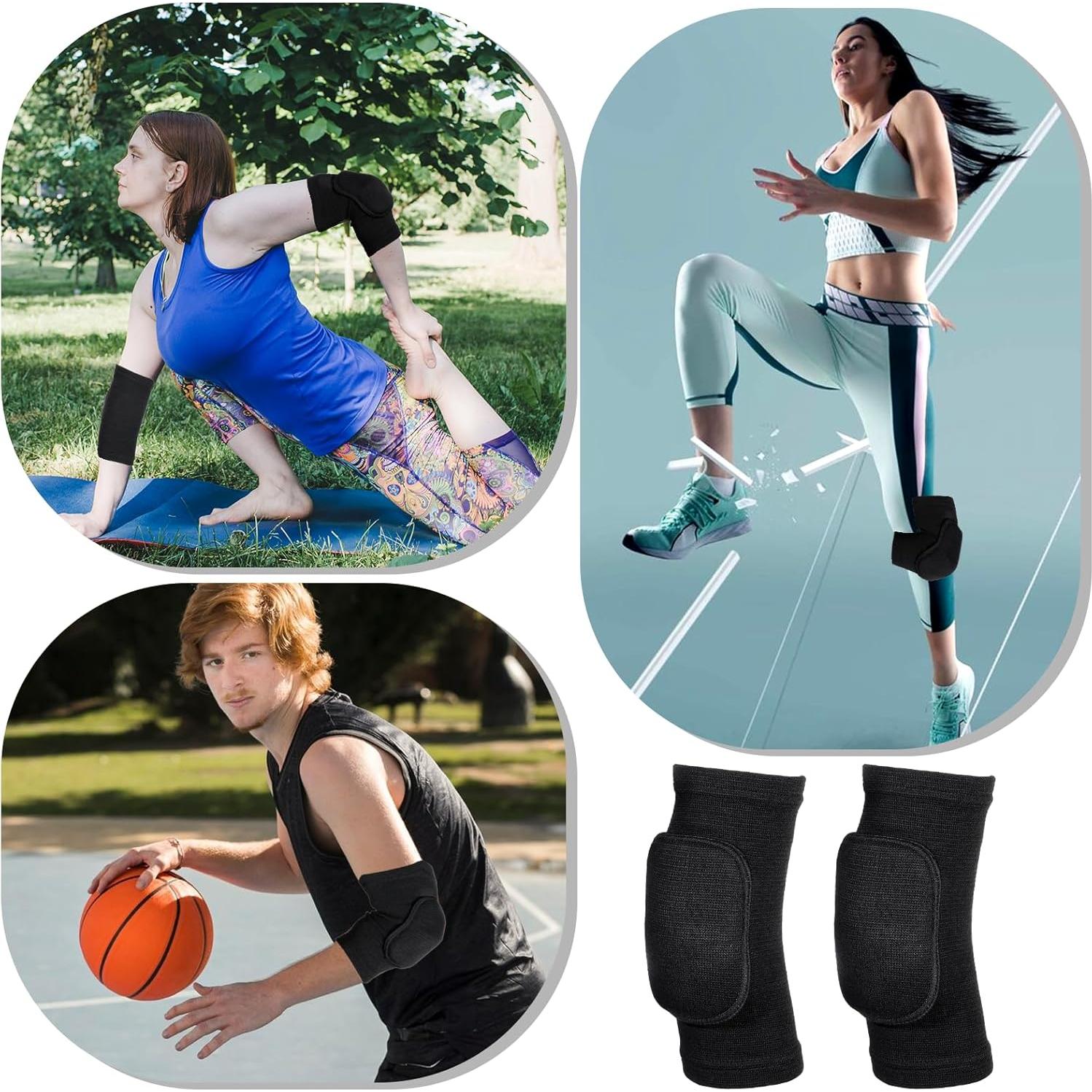 Almohadillas para Codo de Voleibol HJZHII - Transpirables y Ajustables