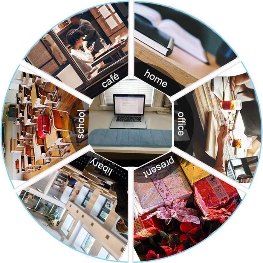 Almohadilla Ergonómica Creatiee para Muñeca y Codo 80x20cm