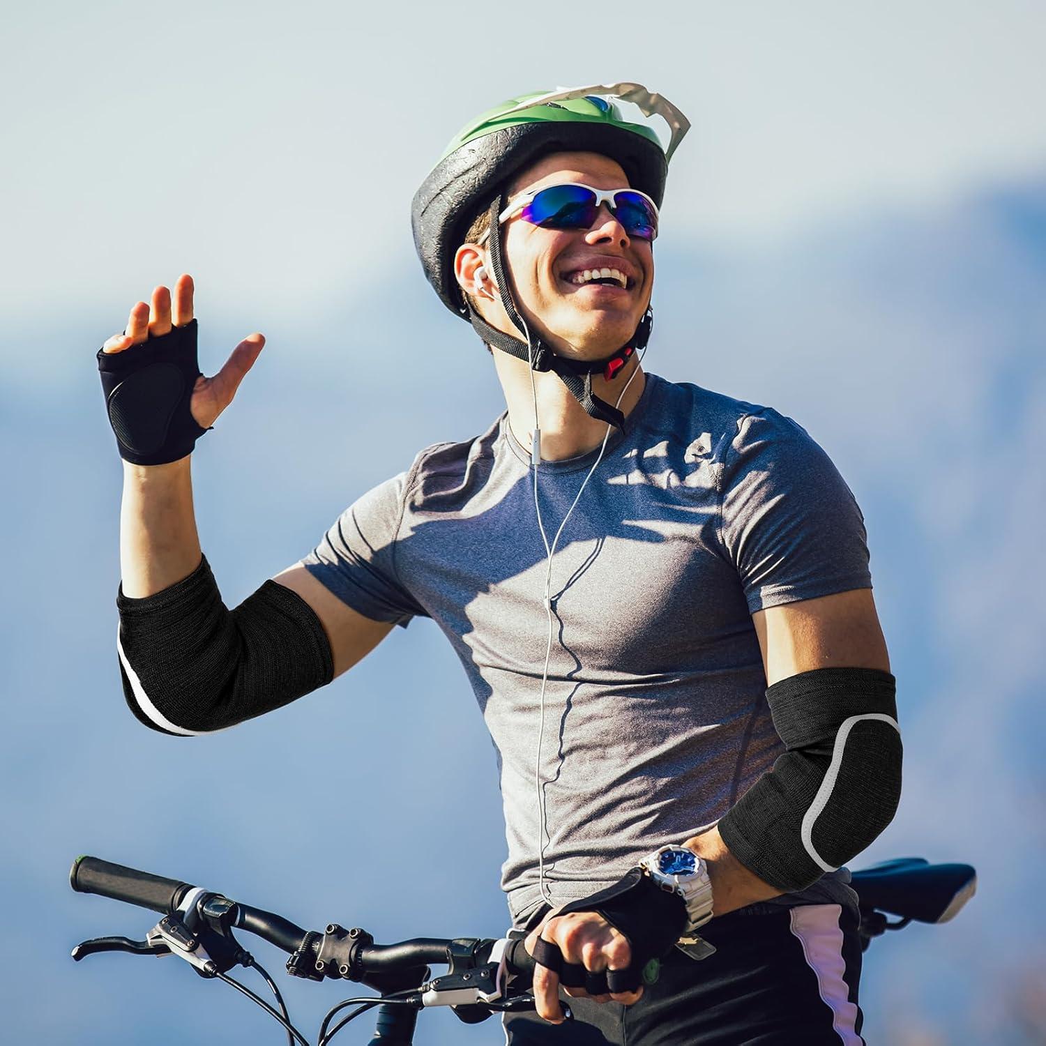 Almohadillas de Codo Unittype 2 Pares Transpirables para Deportes