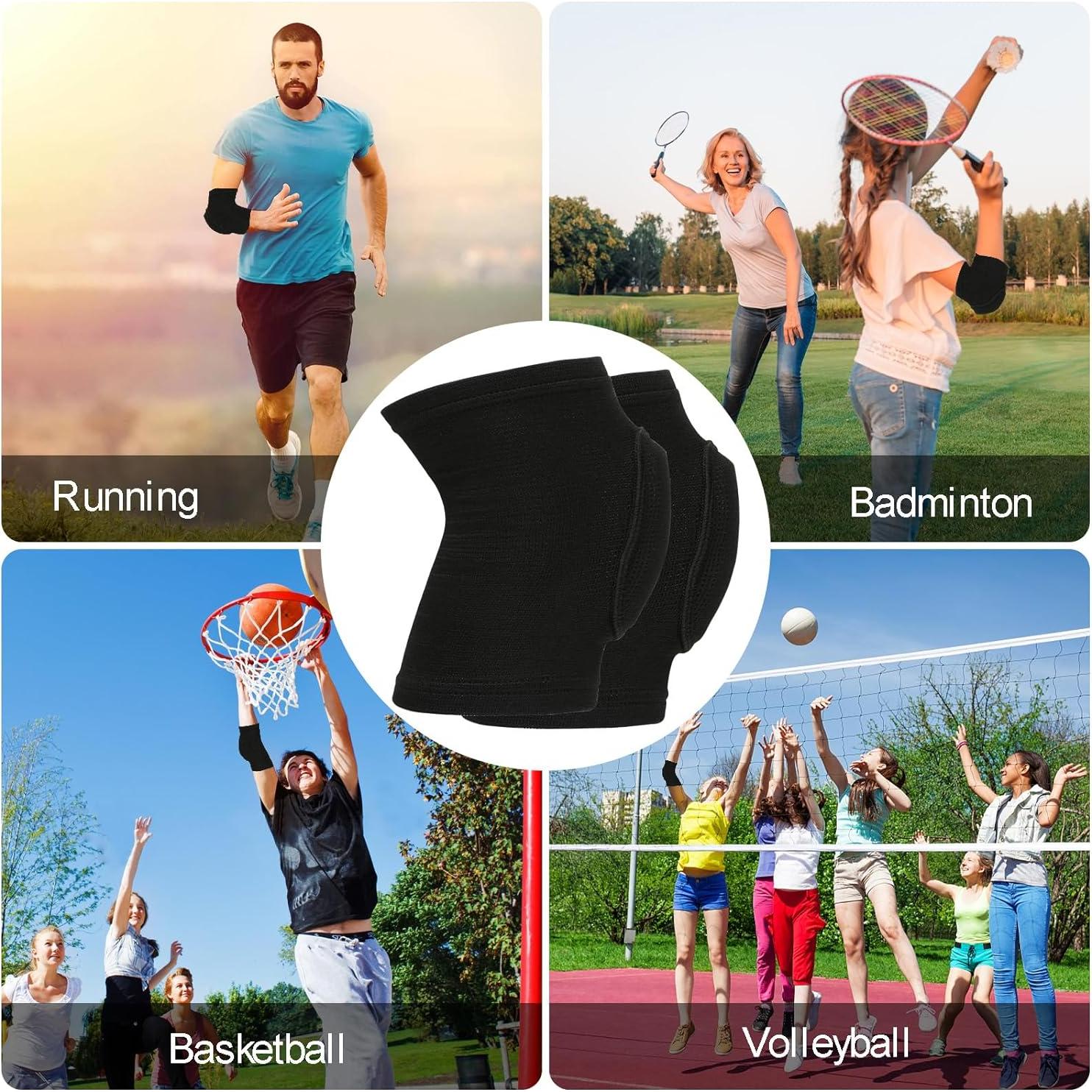 Almohadillas de Codo Rimoev Negras para Voleibol - 1 Par