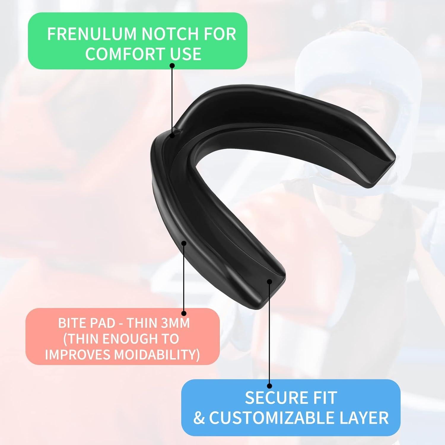 Kathfly 50 Protectores Bucales de Silicona para Deportes